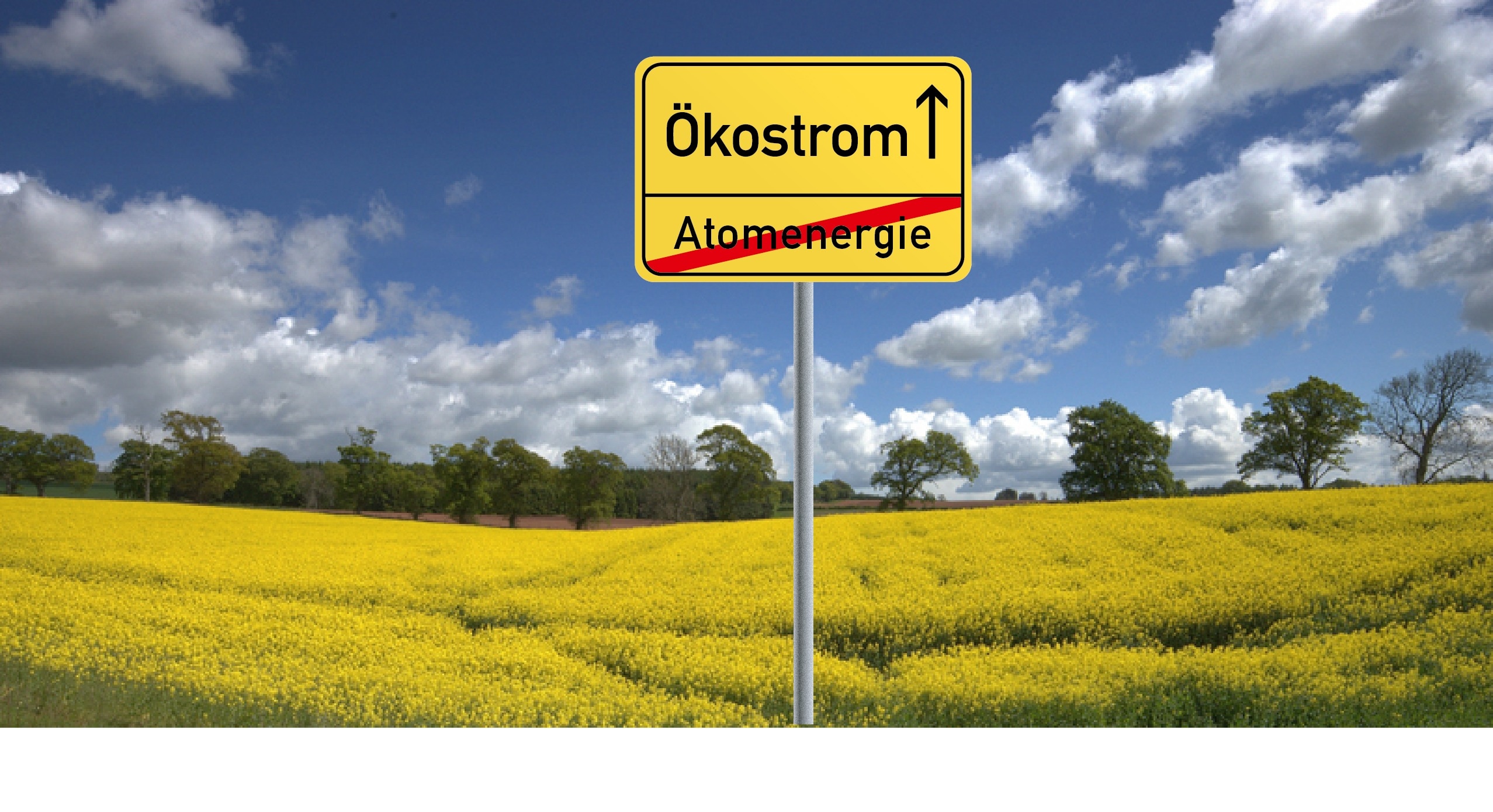 yellow okstrom road signage