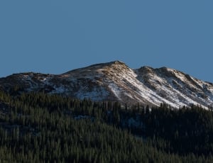snowy mountains under clear blue sky during daytime thumbnail