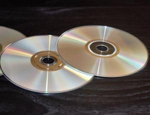 three compact discs thumbnail
