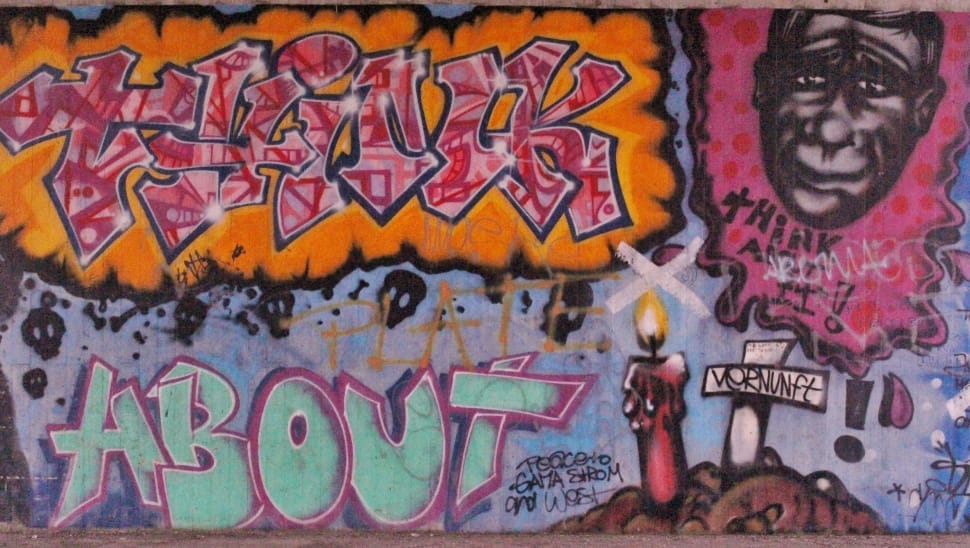 plate about graffiti preview