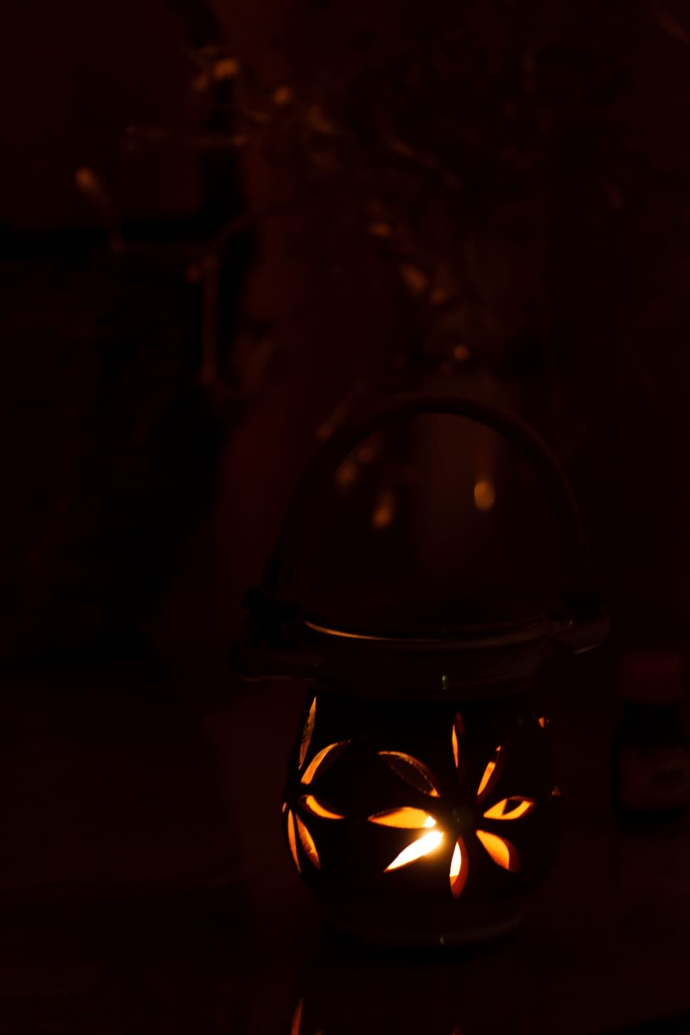 black ceramic lamp preview