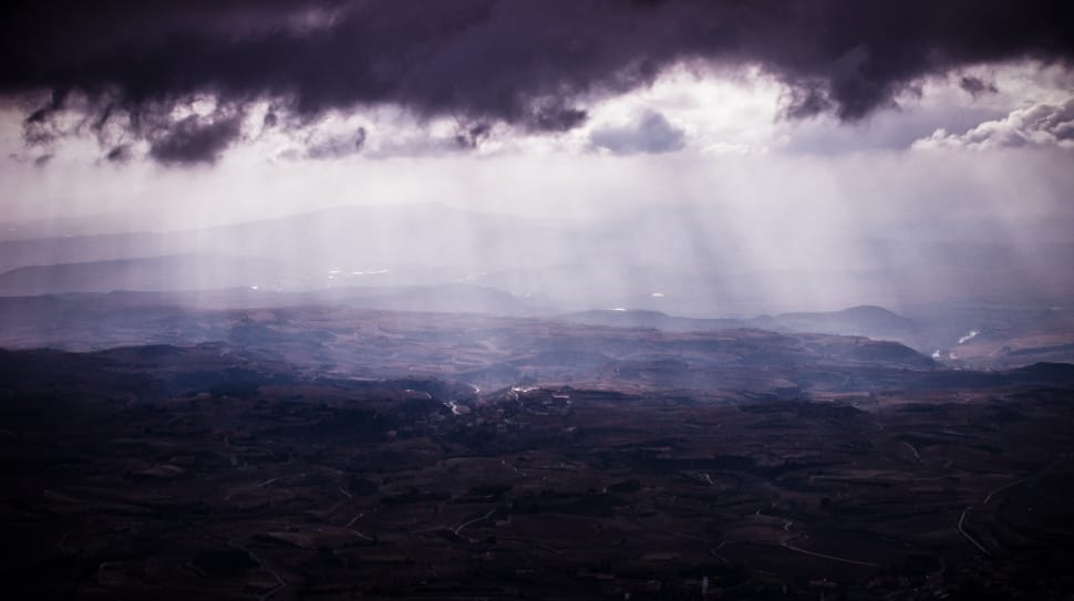 photography of light emitting through clouds preview