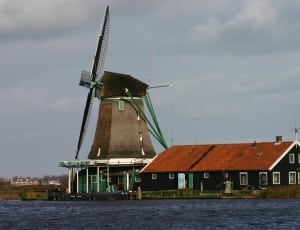 gray and dark brown windmill thumbnail