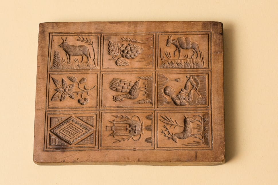 brown wooden rectangular wall decoration preview