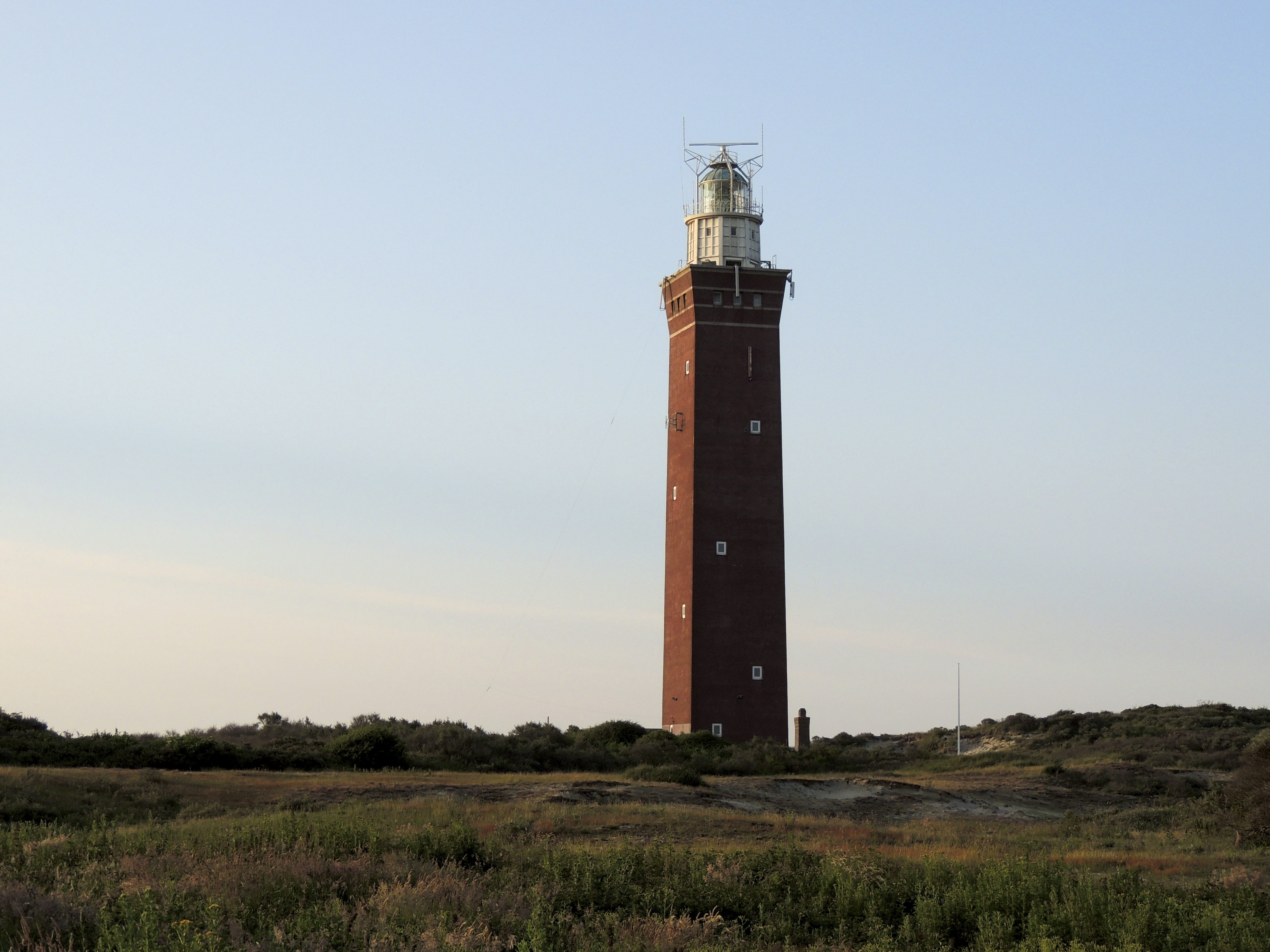 brown and white lighthouse