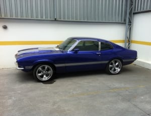 blue ford mustang coupe thumbnail