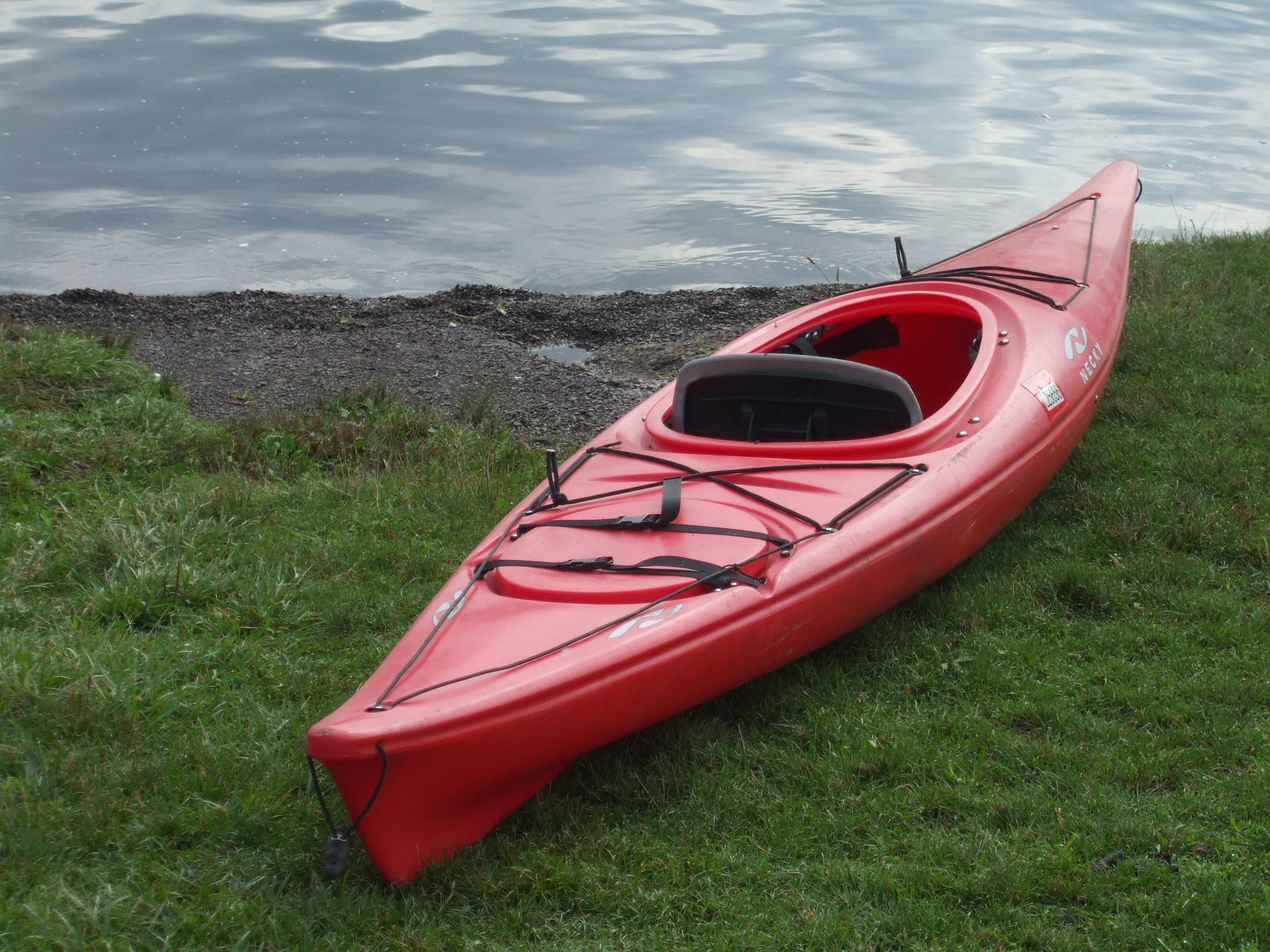 red kayak