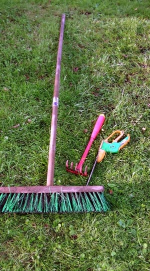 broomstick on green grass field thumbnail