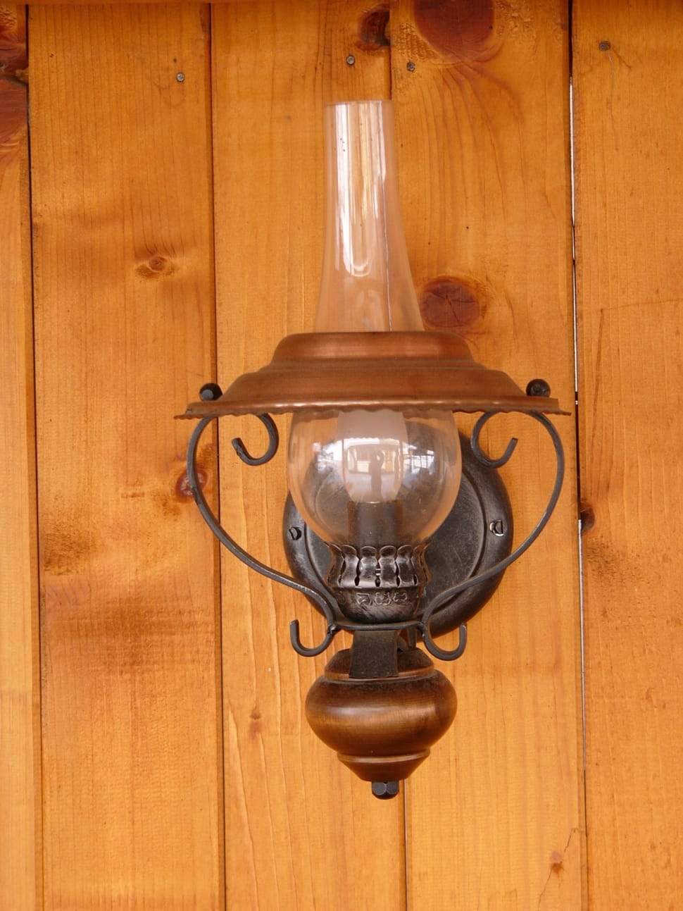 black and brown sconce light preview