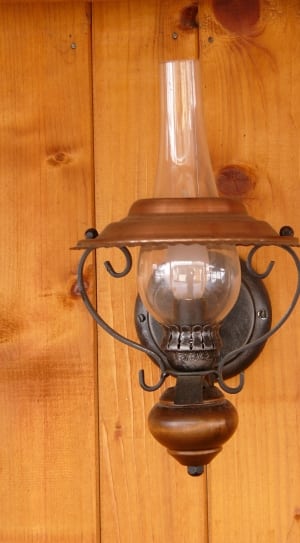 black and brown sconce light thumbnail