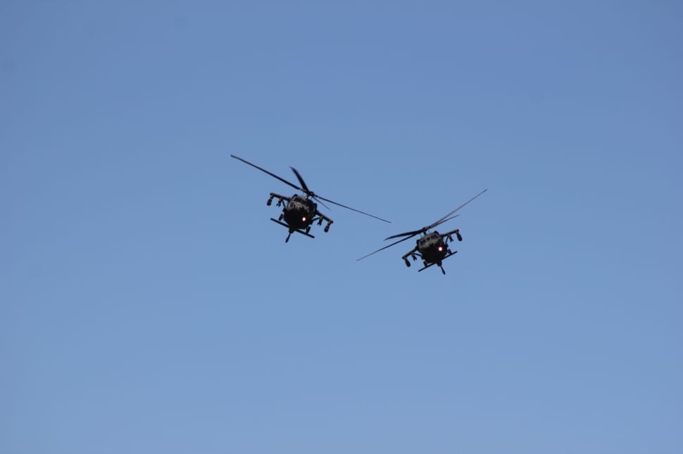 two black helicopter preview