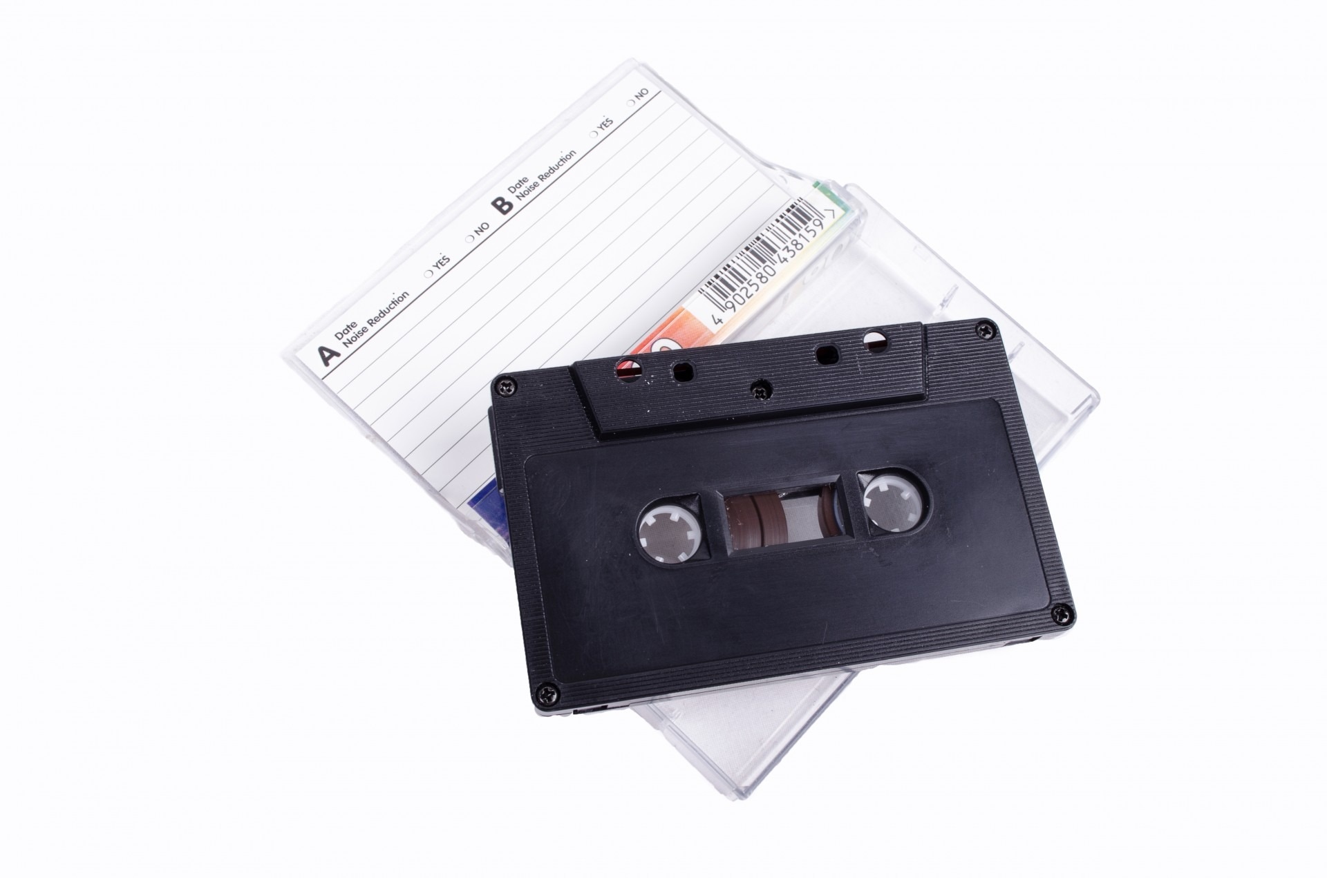 black cassette cartridge