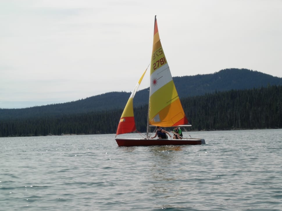 brown yellow and orange sailboat preview