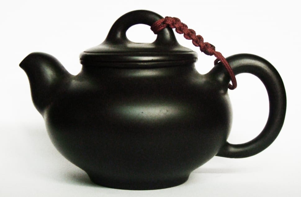 black ceramic teapot preview