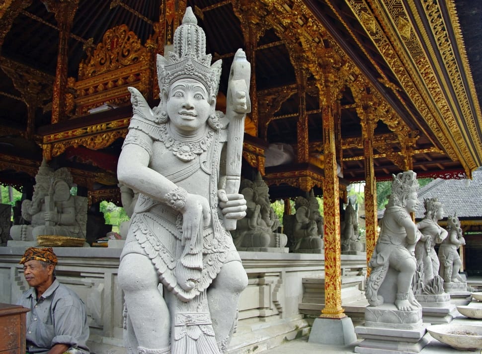 hindu deity guardian statue preview