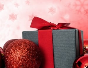red christmas bauble and gift box thumbnail