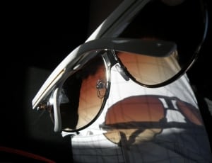 brown lens sunglasses with dark background thumbnail
