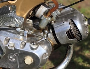 gray metal motorcycle engine thumbnail