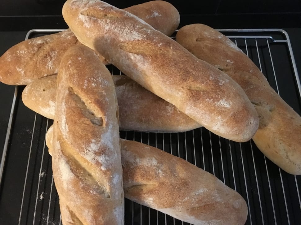 brown baguette breads preview
