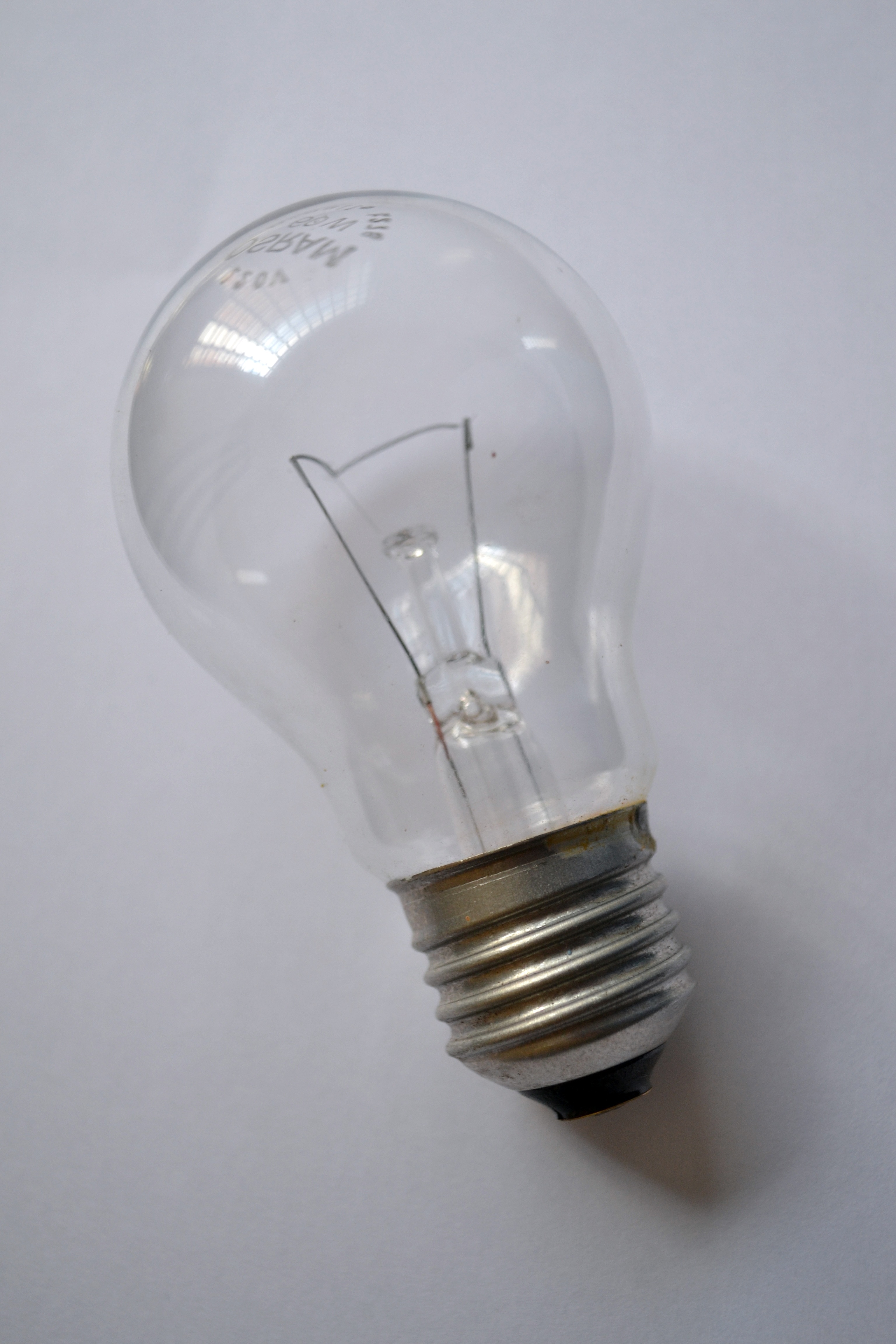 gray metal light bulb