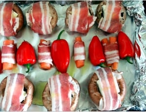 bacon, bell pepper and carrots thumbnail