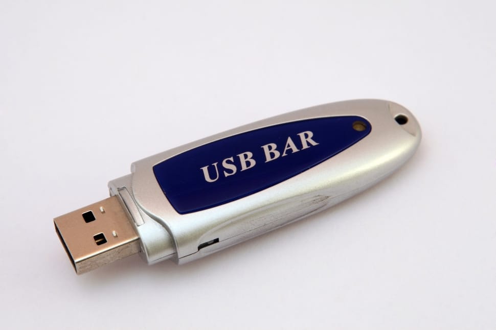 grey and blue usb bar preview