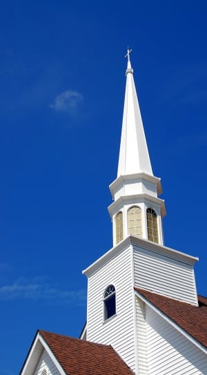 white and brown steeple cathedral thumbnail