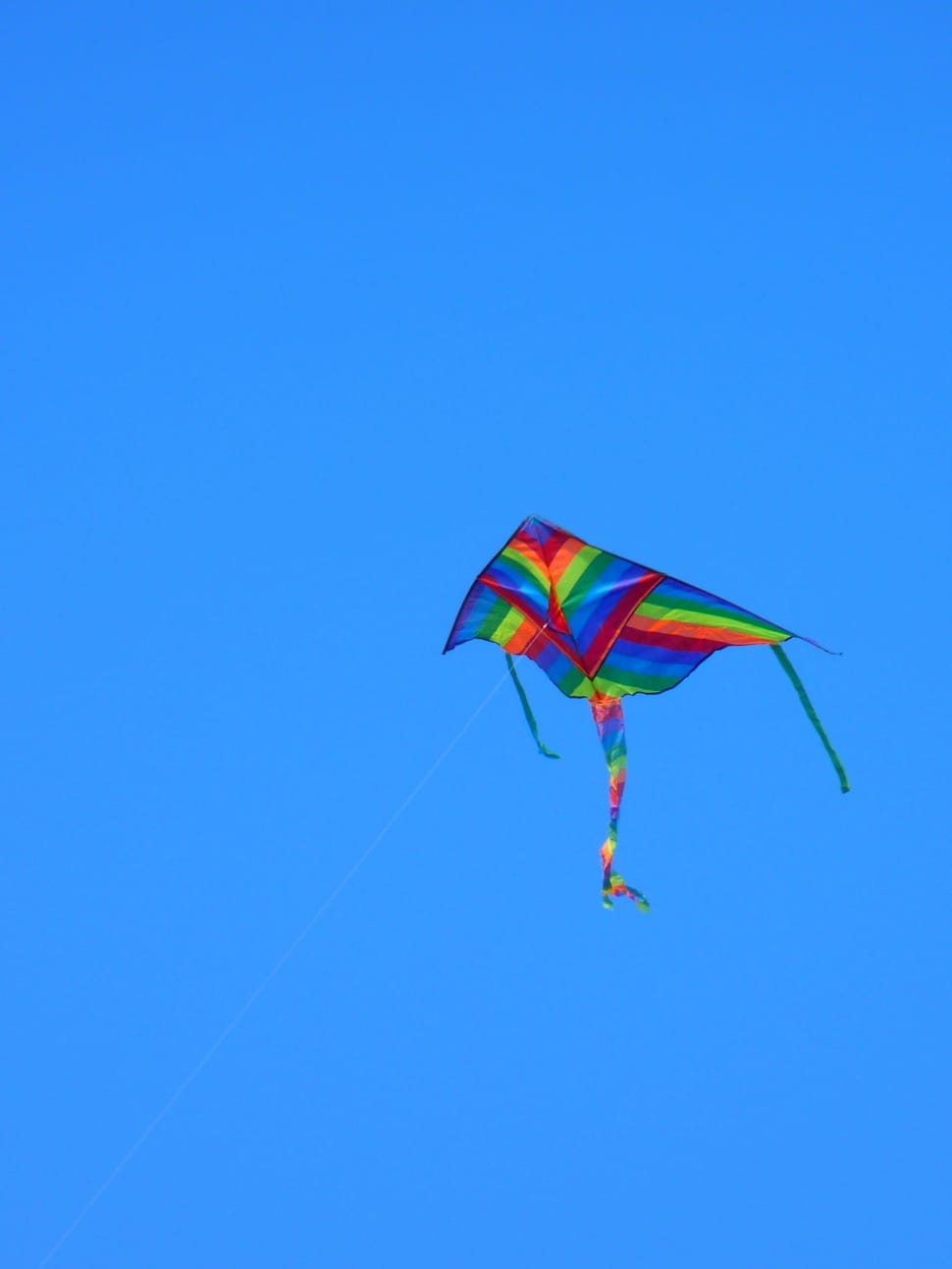 blue red and light green kite preview