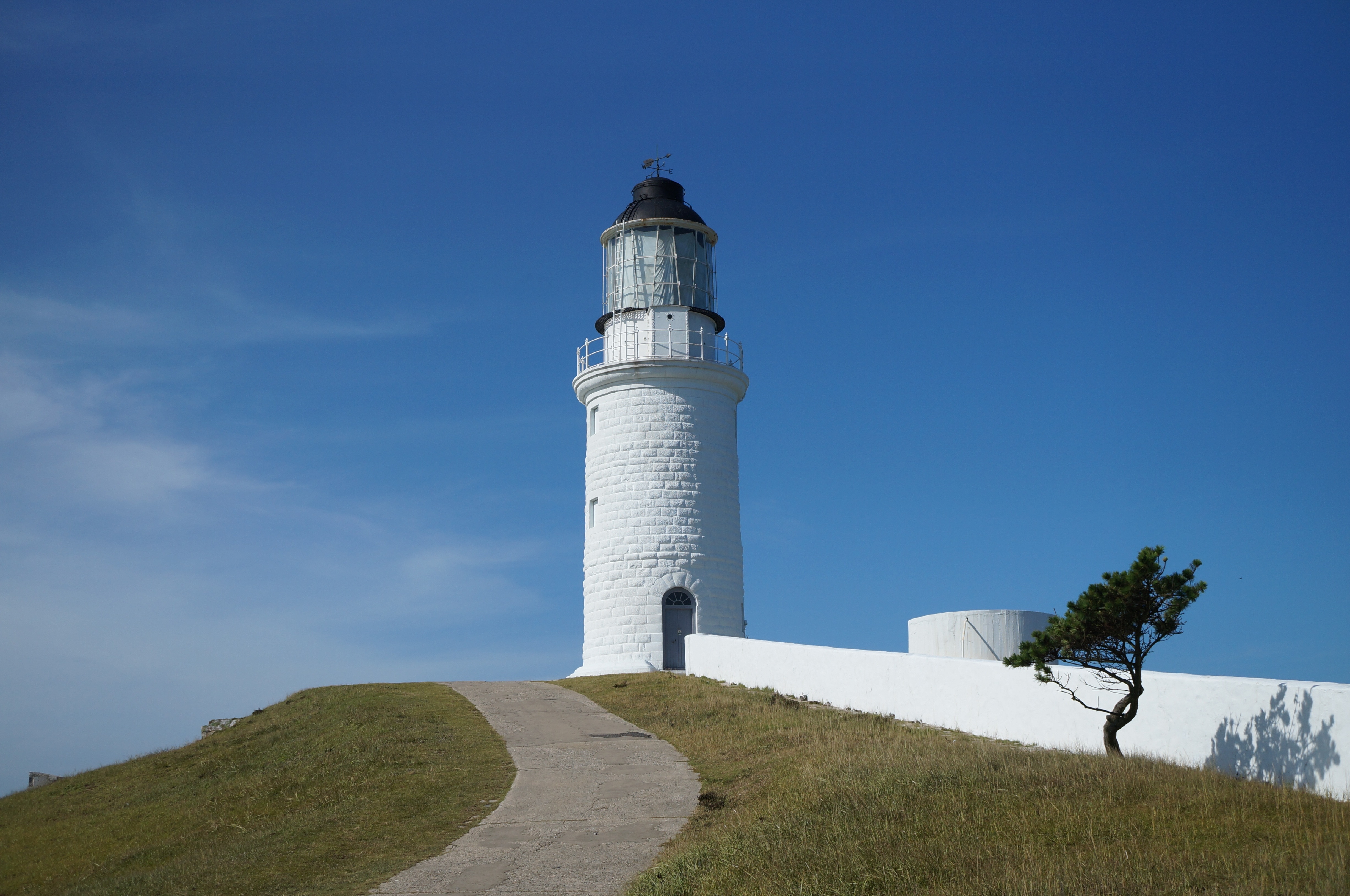white lighthouse