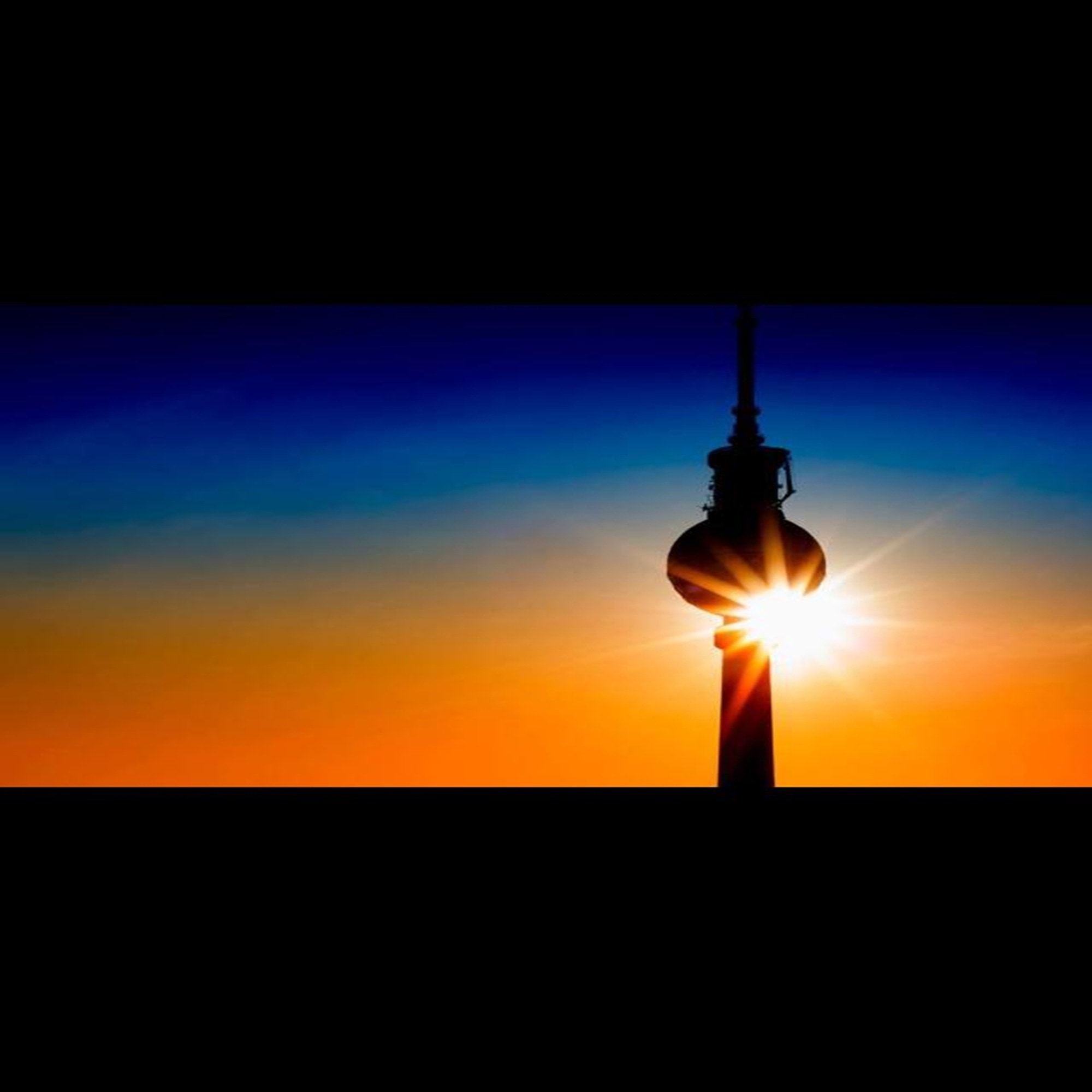 Berlin, Tv Tower, Radio Tower, Tv, illuminated, silhouette