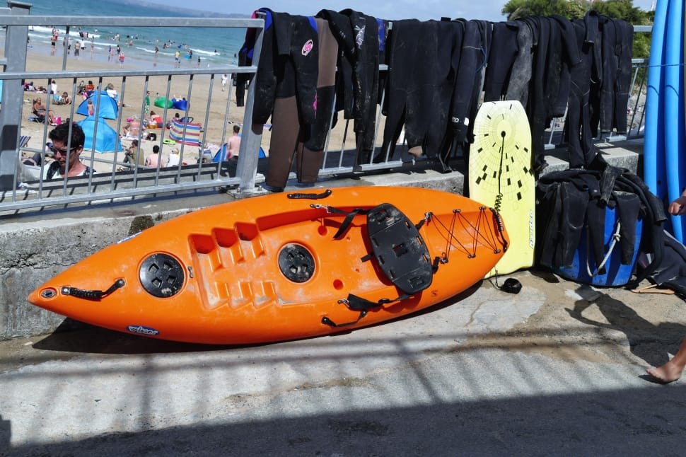 orange kayak preview