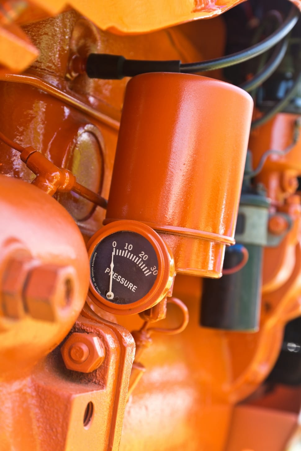 orange pressure gauge preview