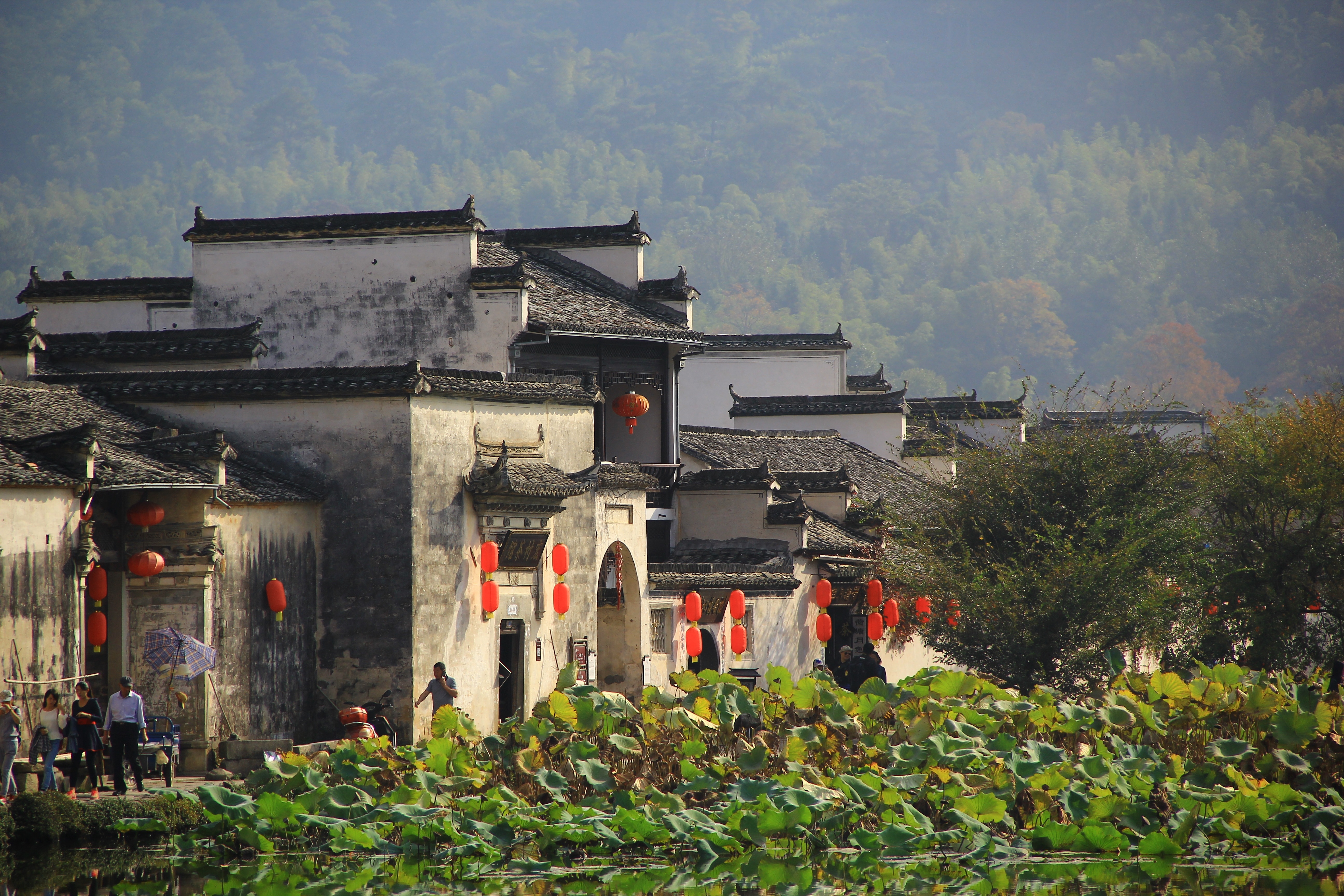 gray and black chinese temple establishment
