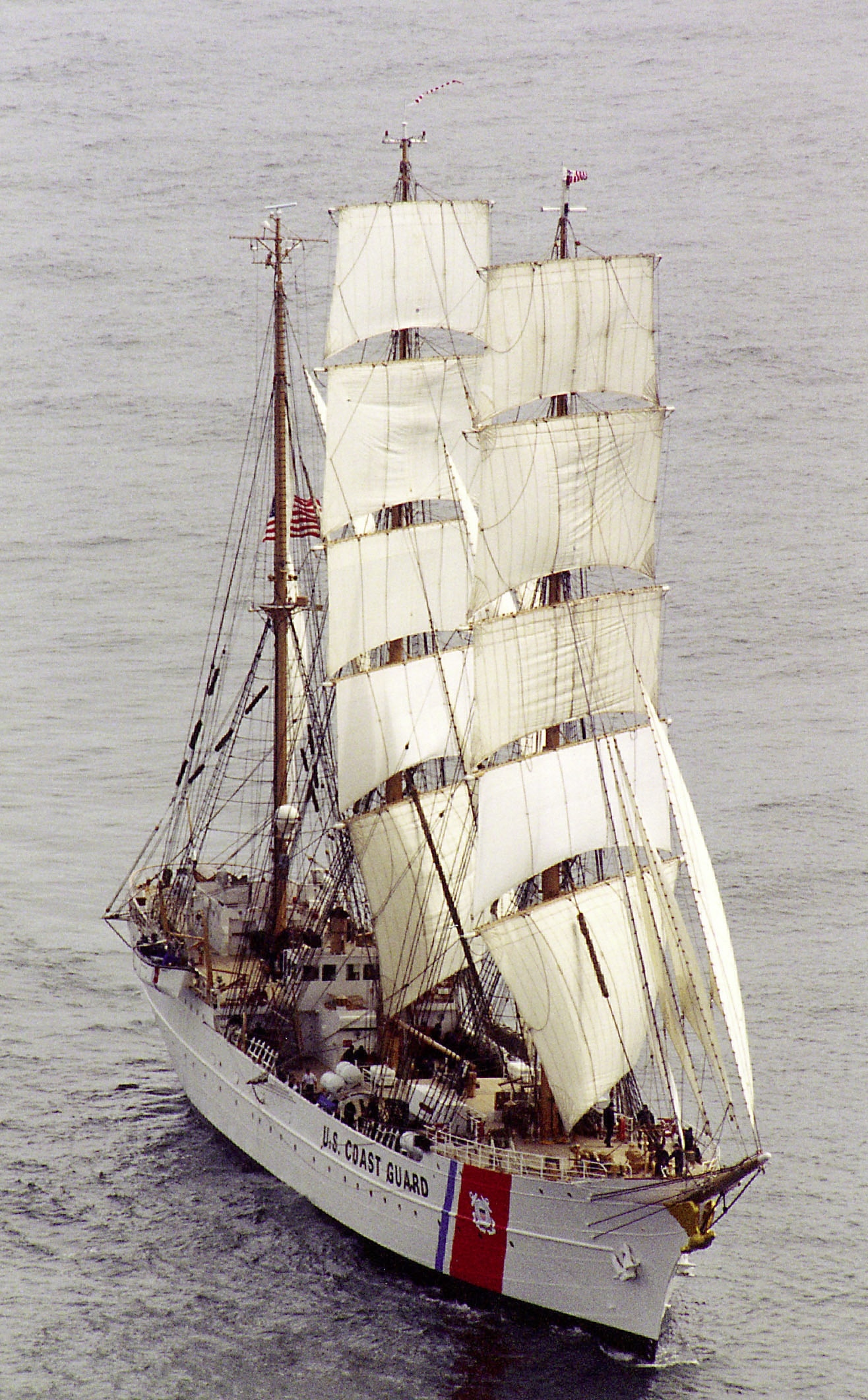 white and brown ship