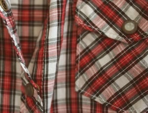 red and white plaid textile thumbnail