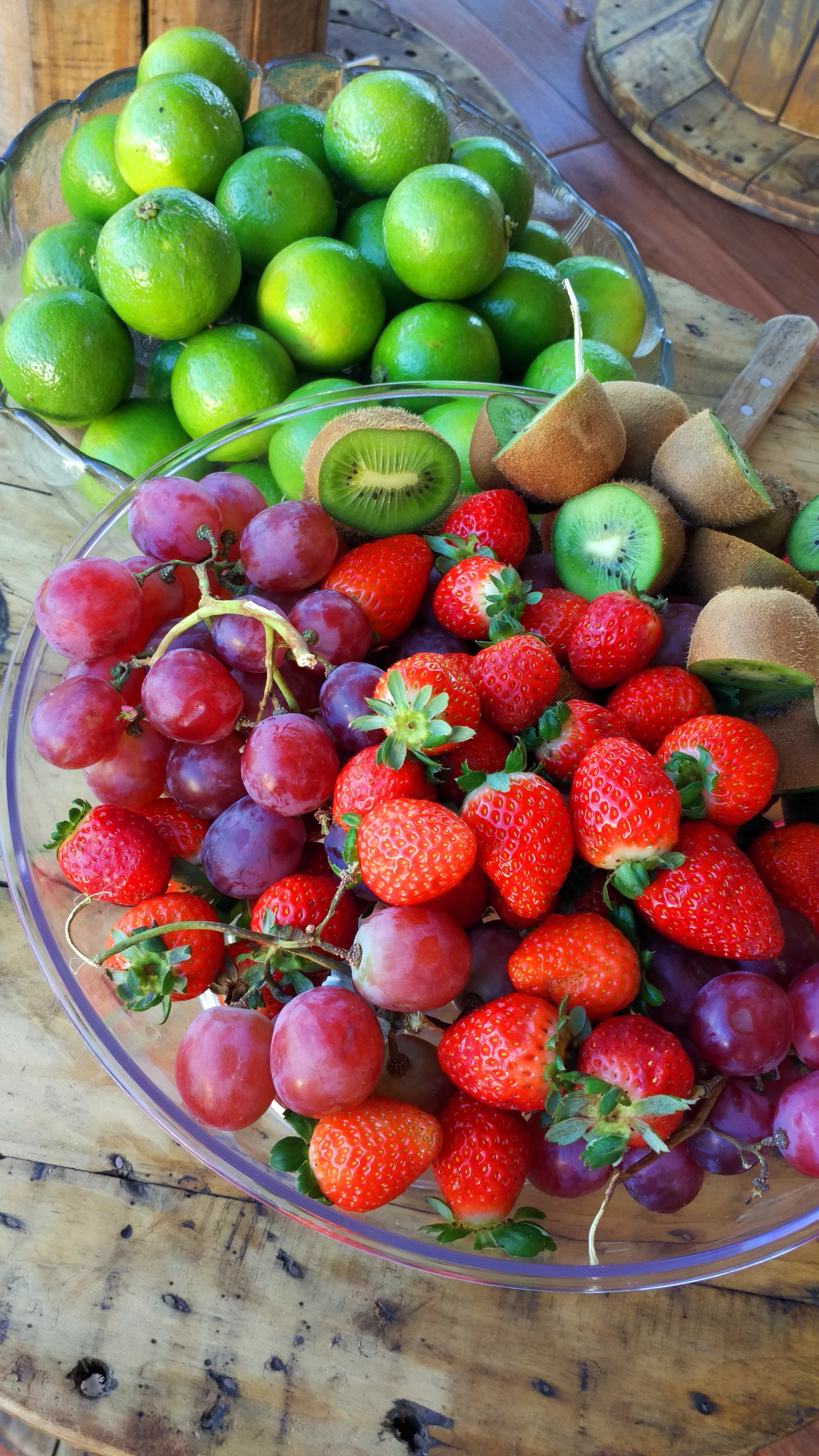 strawberry grape and kiwi fruit lot