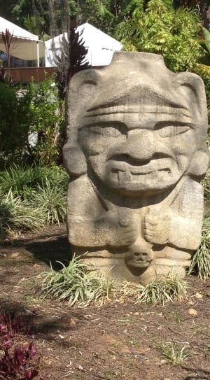 gray tribal statue thumbnail