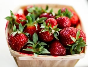 strawberries in plastic containers thumbnail