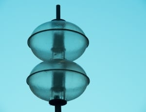 clear frost glass stand lamp thumbnail