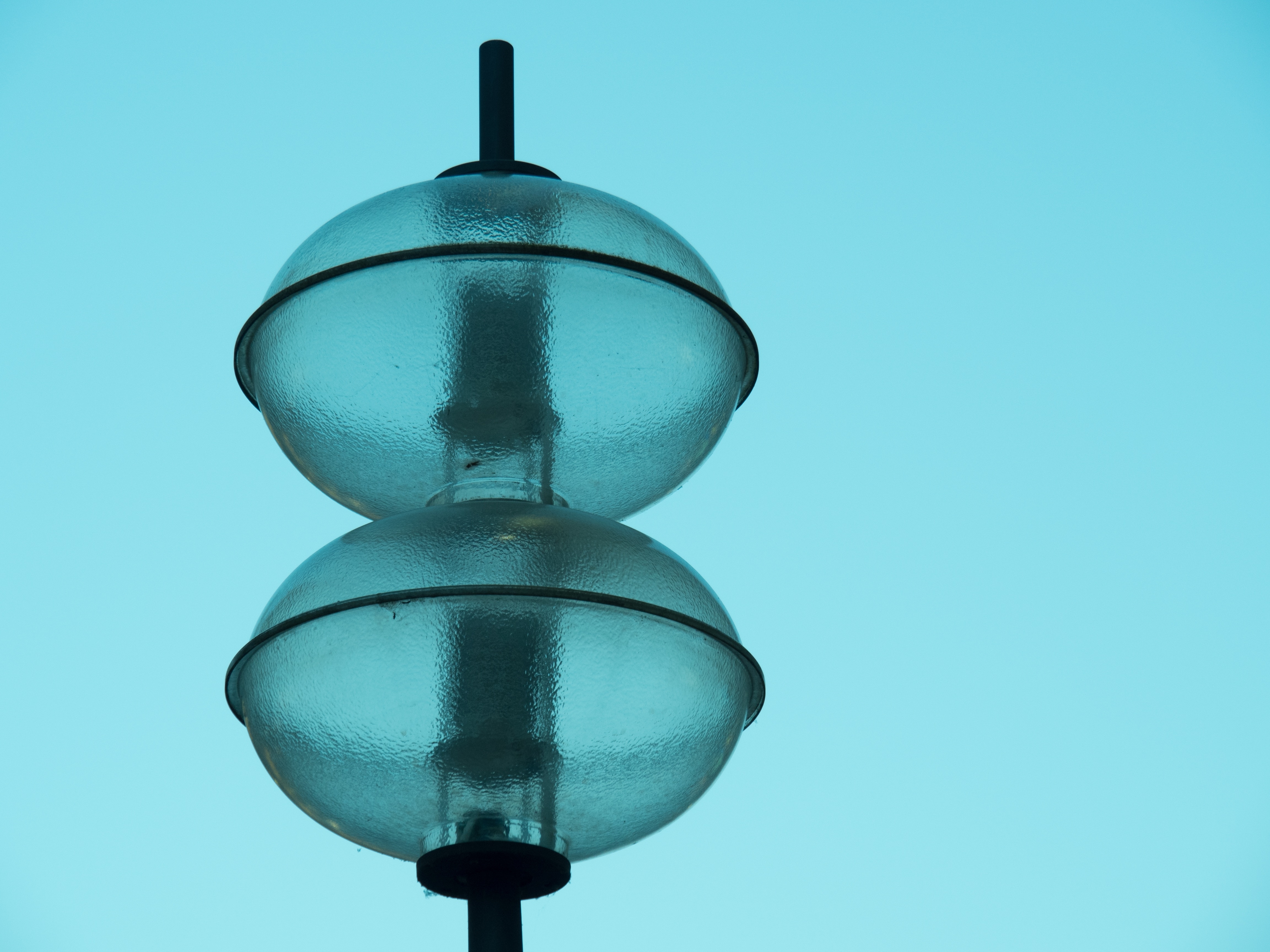 clear frost glass stand lamp