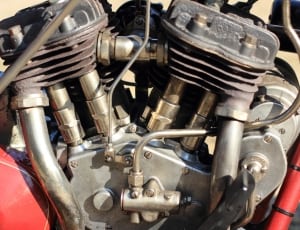 gray motorcycle engine thumbnail