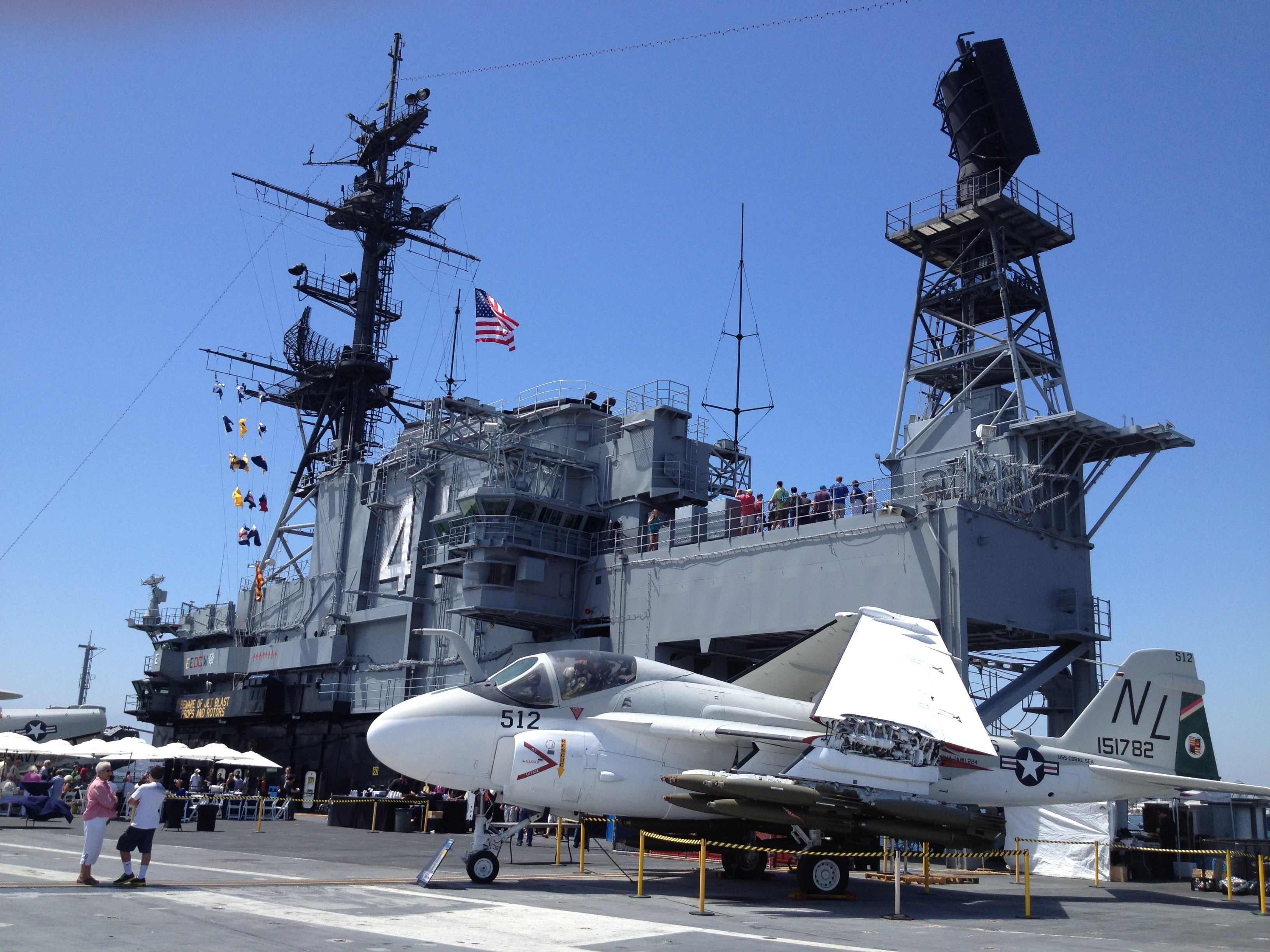 fighter jet and battle ship