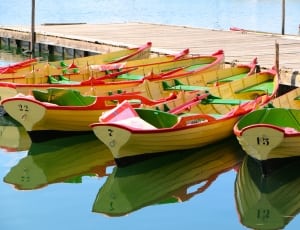 brown green and red canoe lot thumbnail