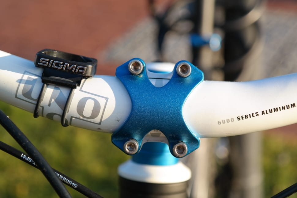 white and blue series aluminum handlebar preview