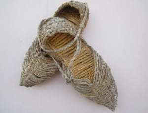 brown rope pointed toe shoes thumbnail
