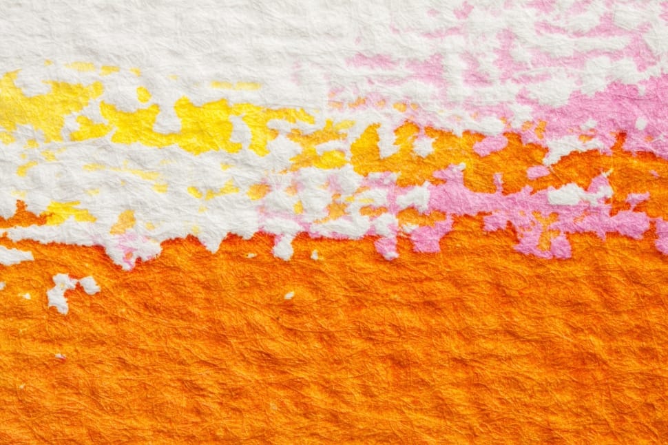 orange pink and white textile preview