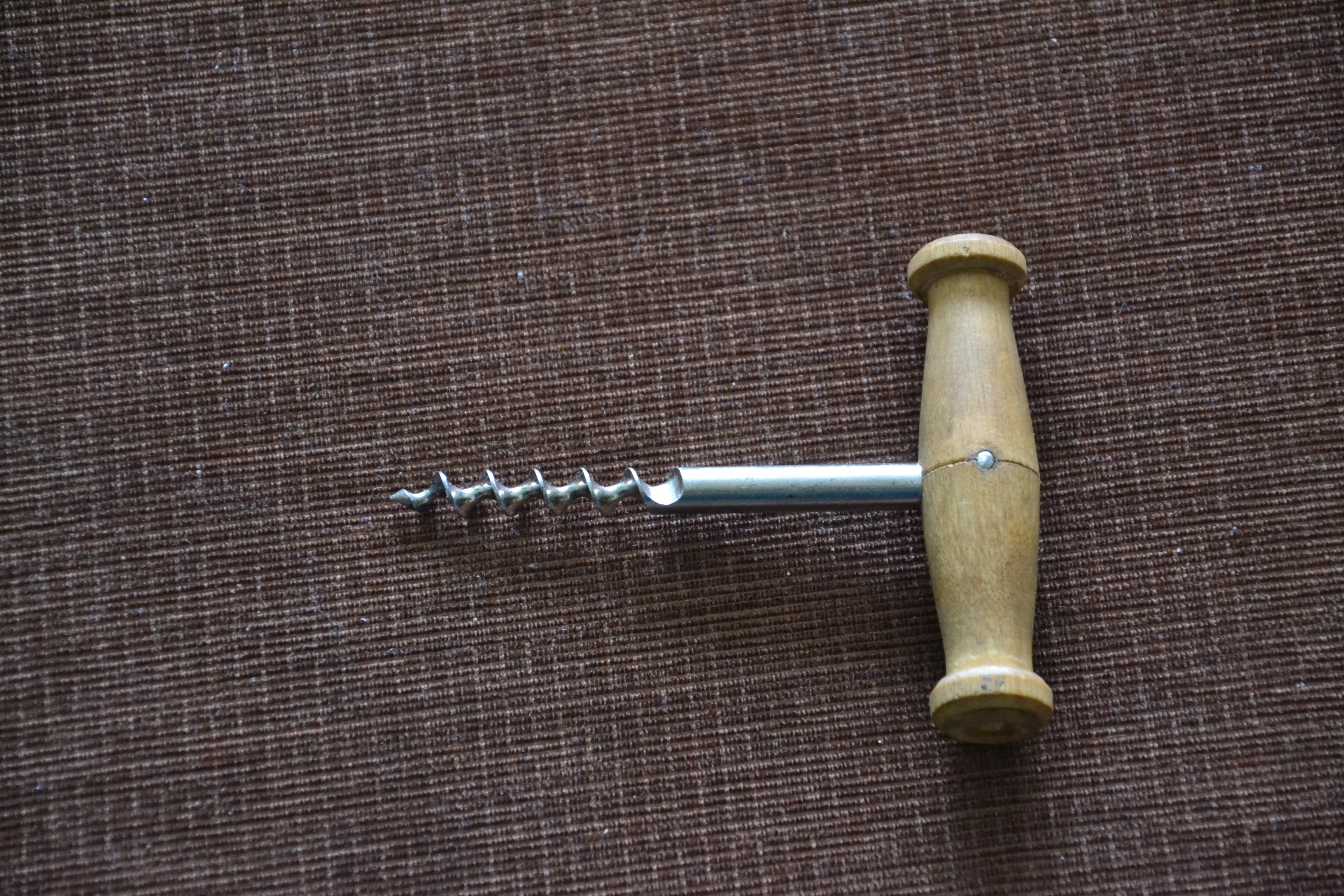 brown and grey corkscrew