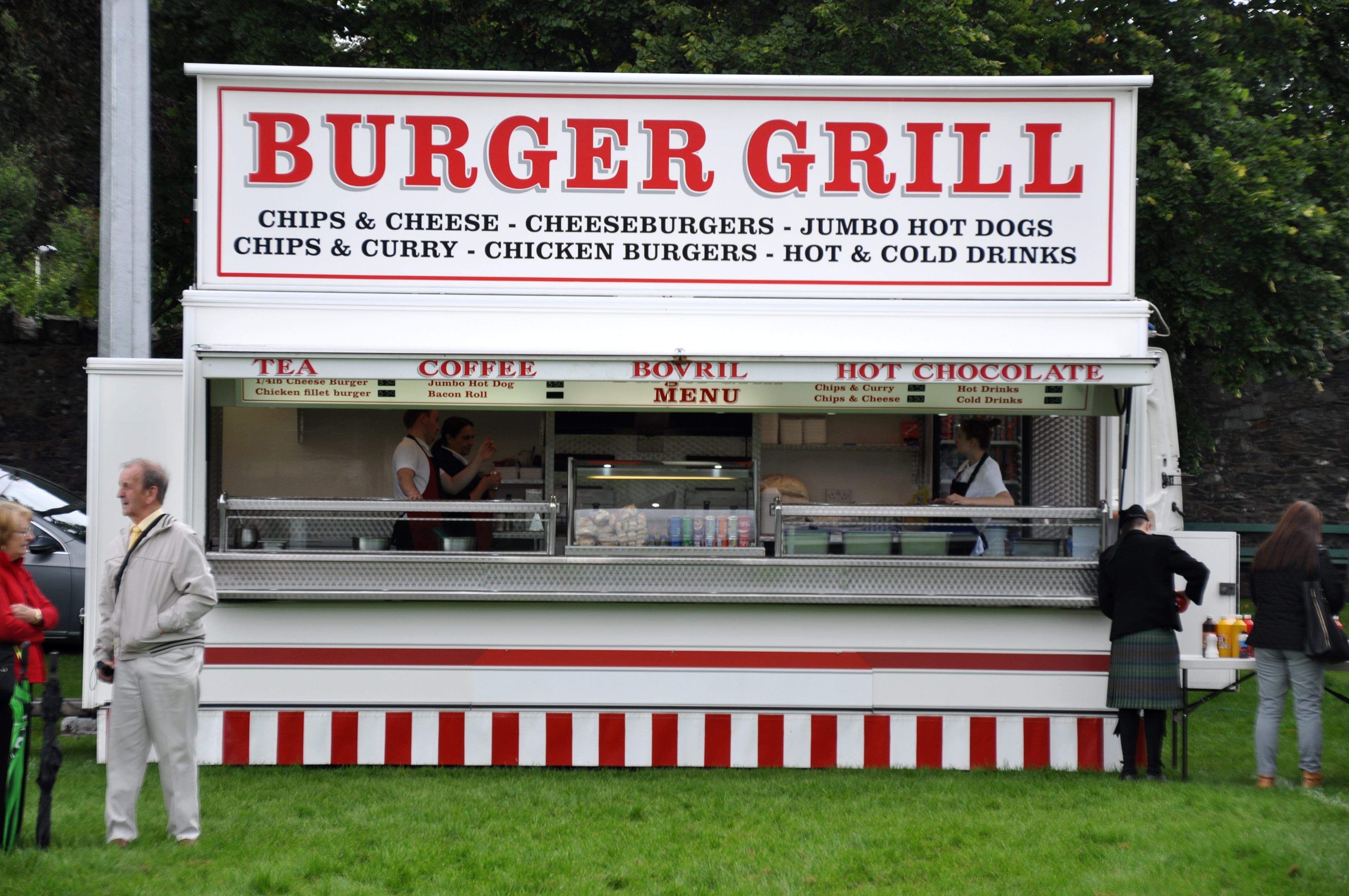 burger grill signage