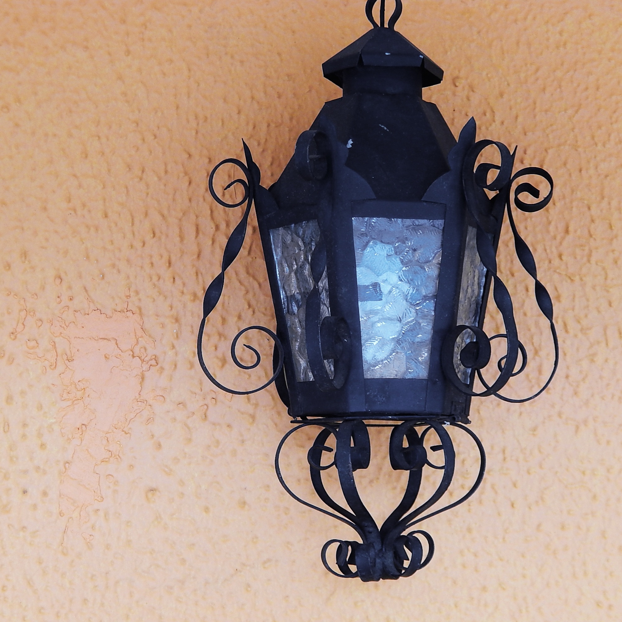black and grey sconce