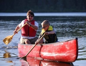 River, Canoe, Paddle, Son, Father, oar, adult thumbnail